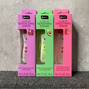 B Pure Glow Up Serum Set - Revitalizing, Renewing, Smoothing